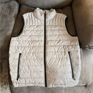 DKNY grey/silver reflective Puffer Vest